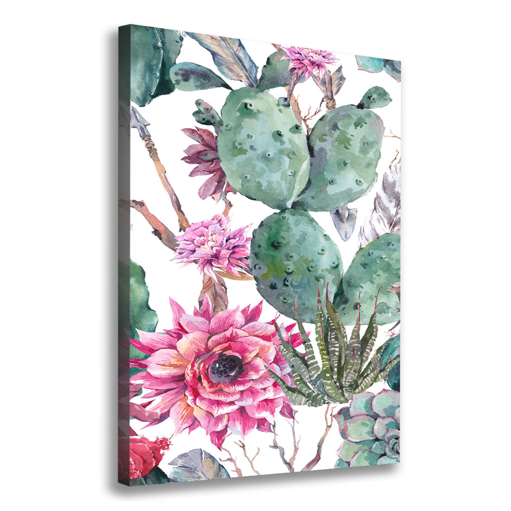 Picture canvas print Cacti