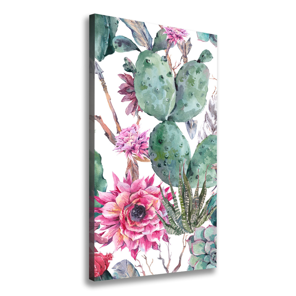 Picture canvas print Cacti