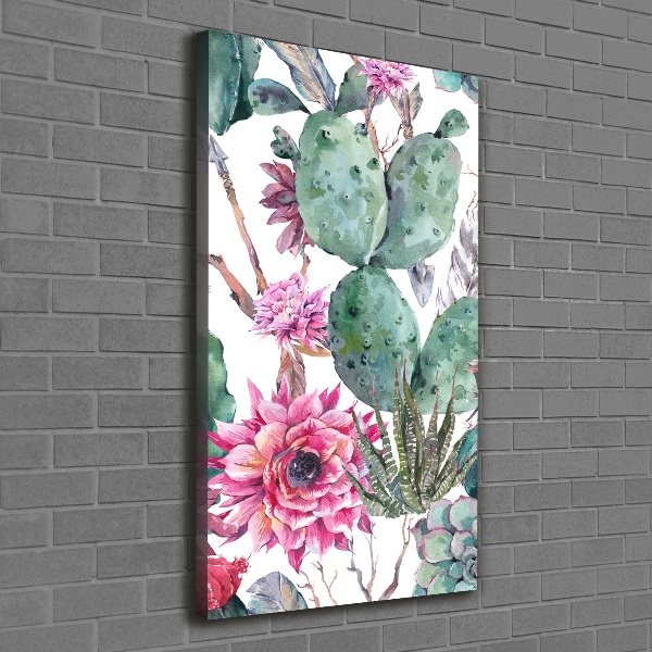 Picture canvas print Cacti