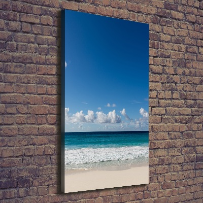 Large canvas wall art Tropical beach