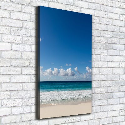 Large canvas wall art Tropical beach