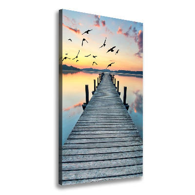 Canvas print Wooden pier