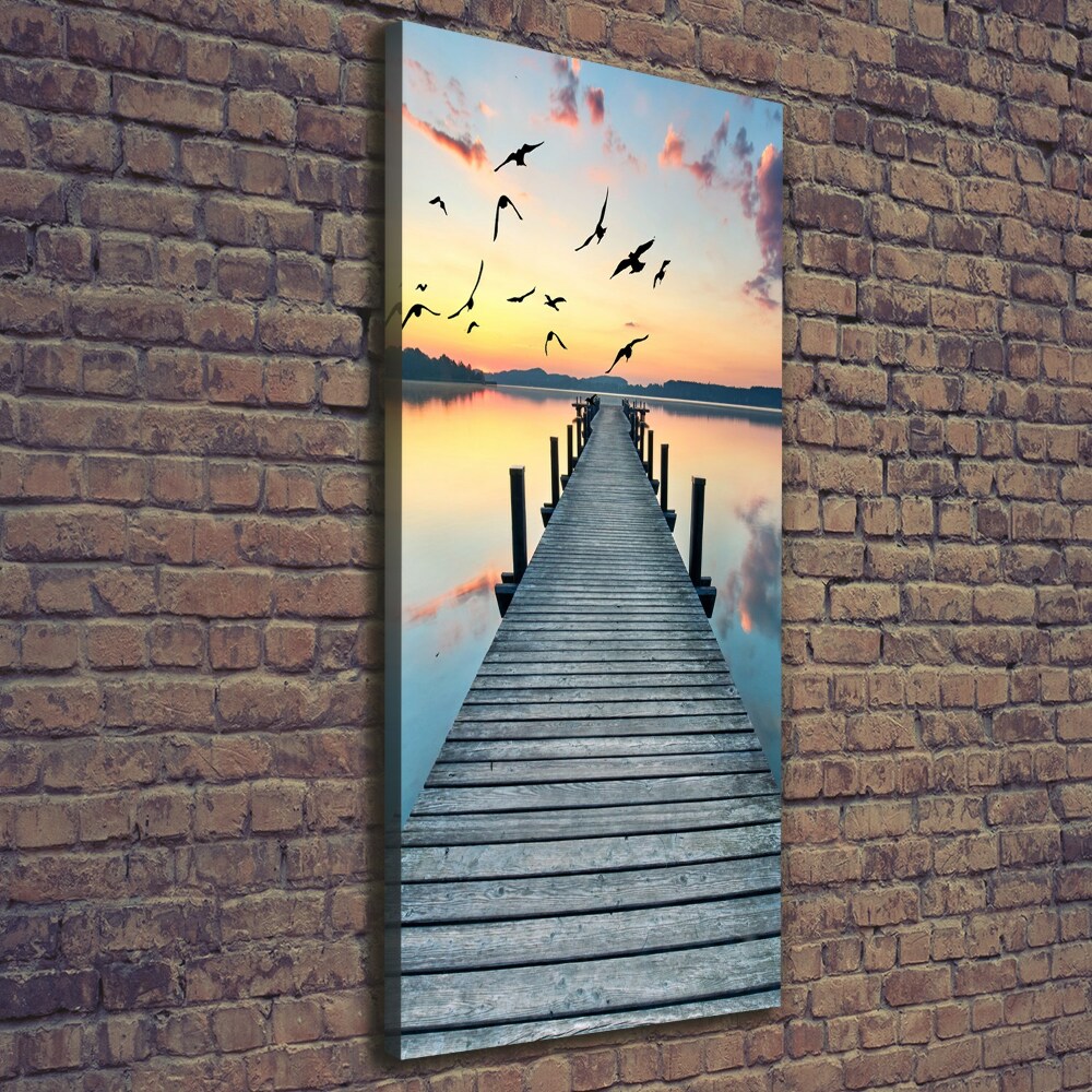 Canvas print Wooden pier