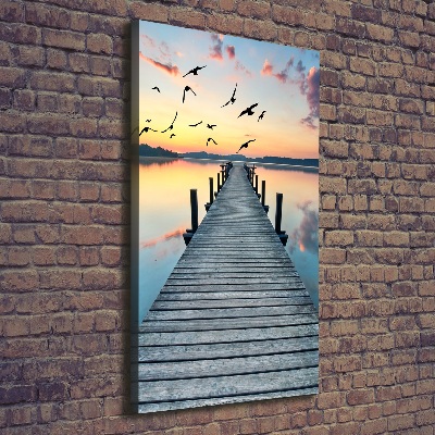 Canvas print Wooden pier