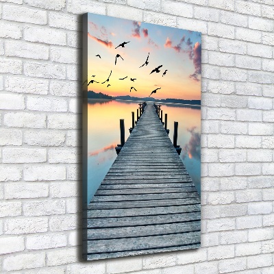 Canvas print Wooden pier