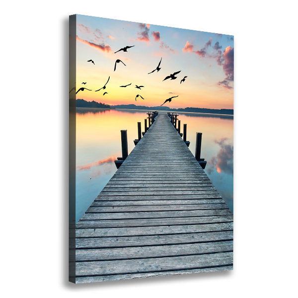 Canvas print Wooden pier