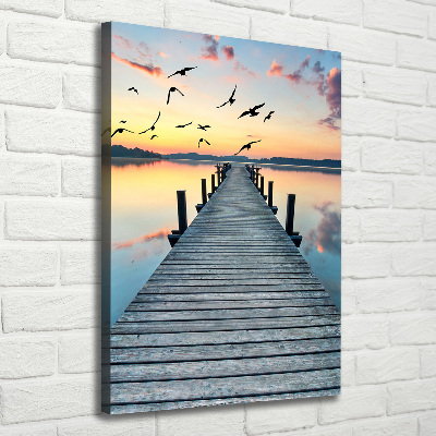 Canvas print Wooden pier