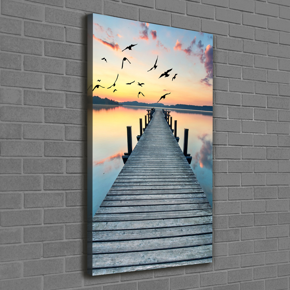 Canvas print Wooden pier