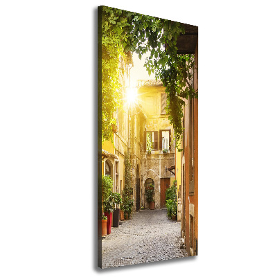 Wall canvas art Italian streets