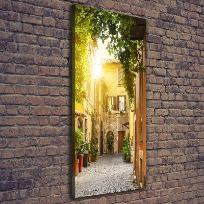 Wall canvas art Italian streets