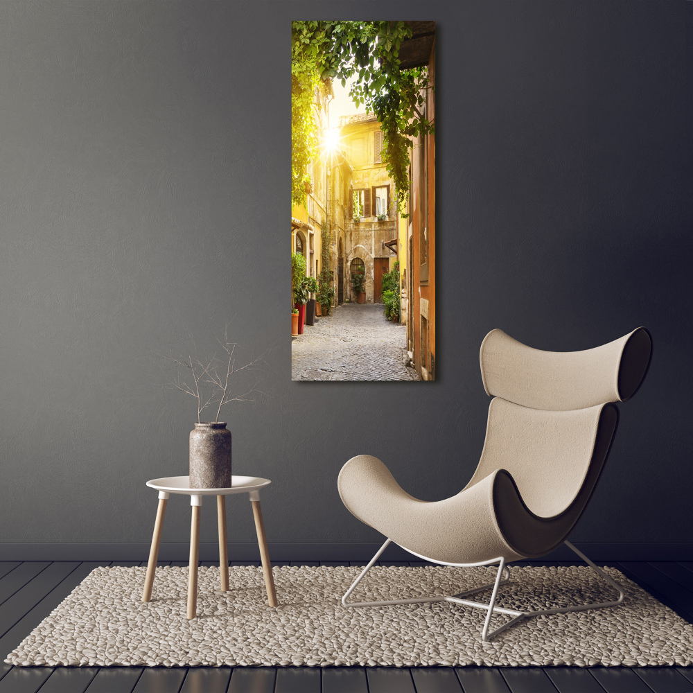 Wall canvas art Italian streets