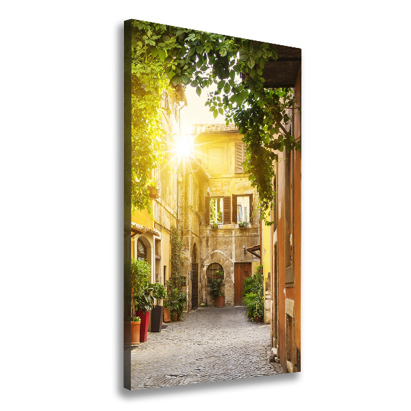 Wall canvas art Italian streets