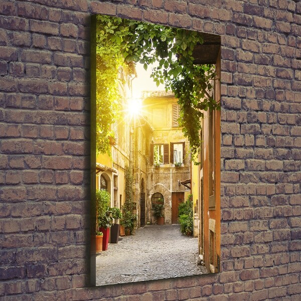 Wall canvas art Italian streets