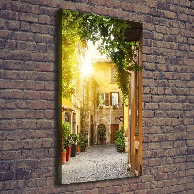 Wall canvas art Italian streets