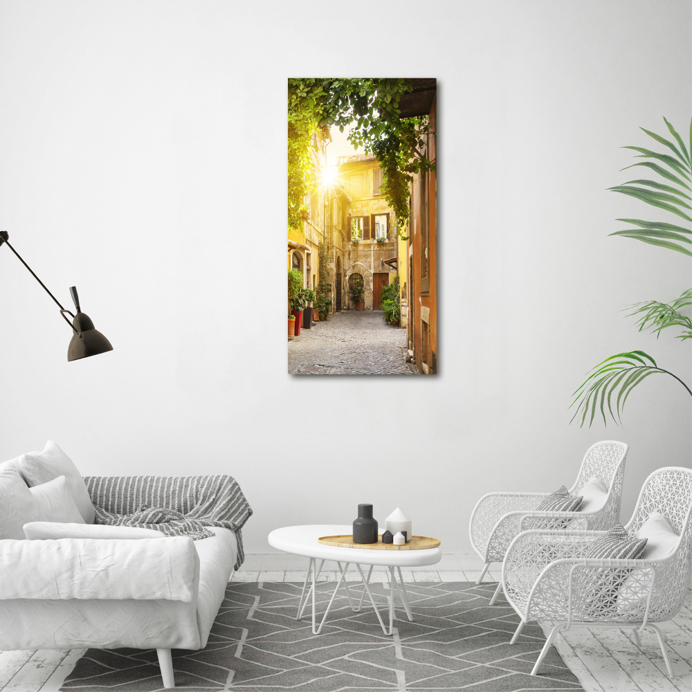 Wall canvas art Italian streets