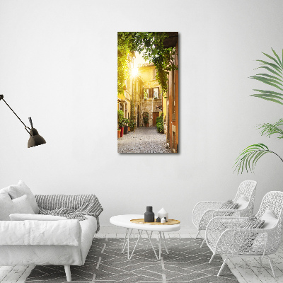 Wall canvas art Italian streets