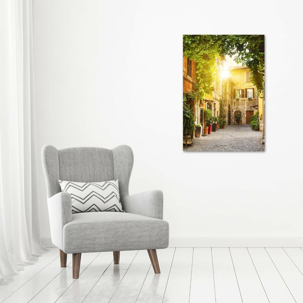 Wall canvas art Italian streets