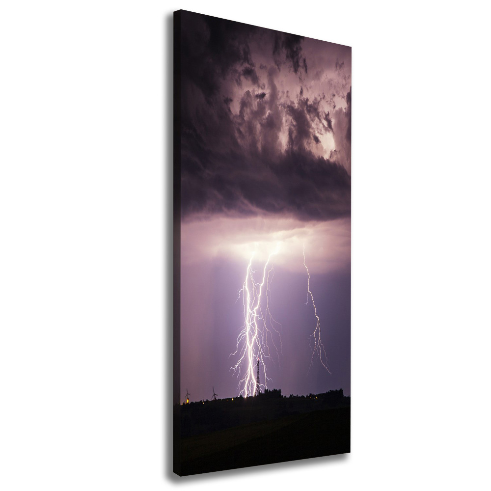 Canvas wall art Thunderstorm