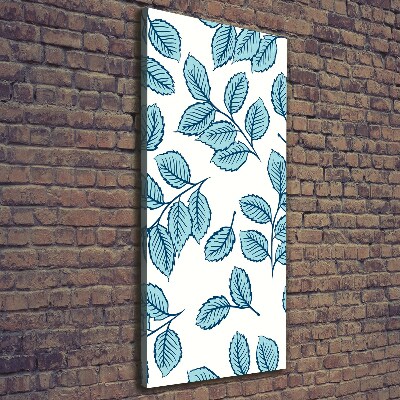 Picture canvas print Leaves