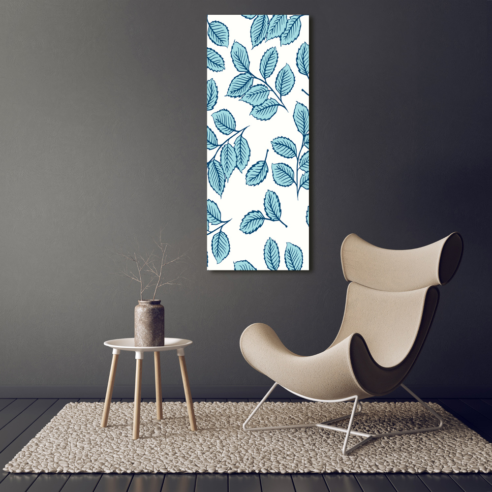 Picture canvas print Leaves