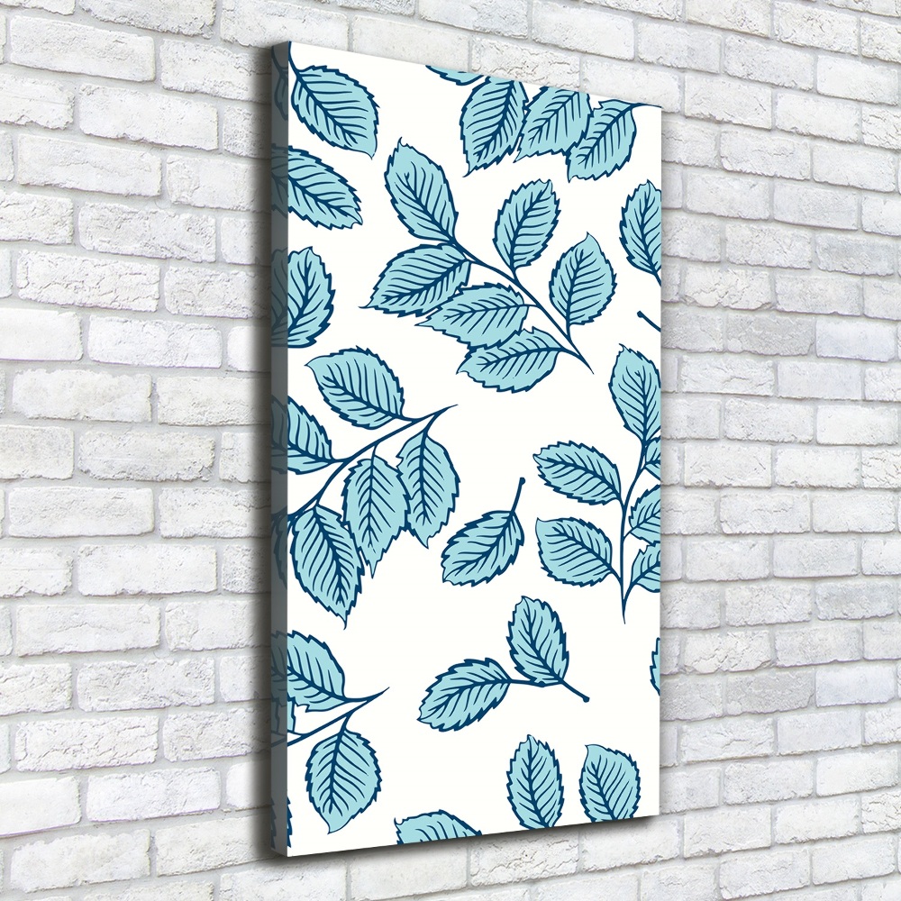 Picture canvas print Leaves