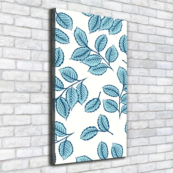 Picture canvas print Leaves