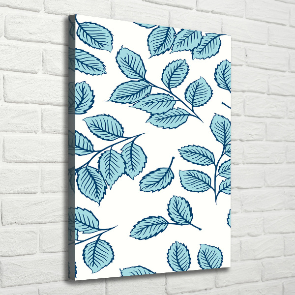 Picture canvas print Leaves