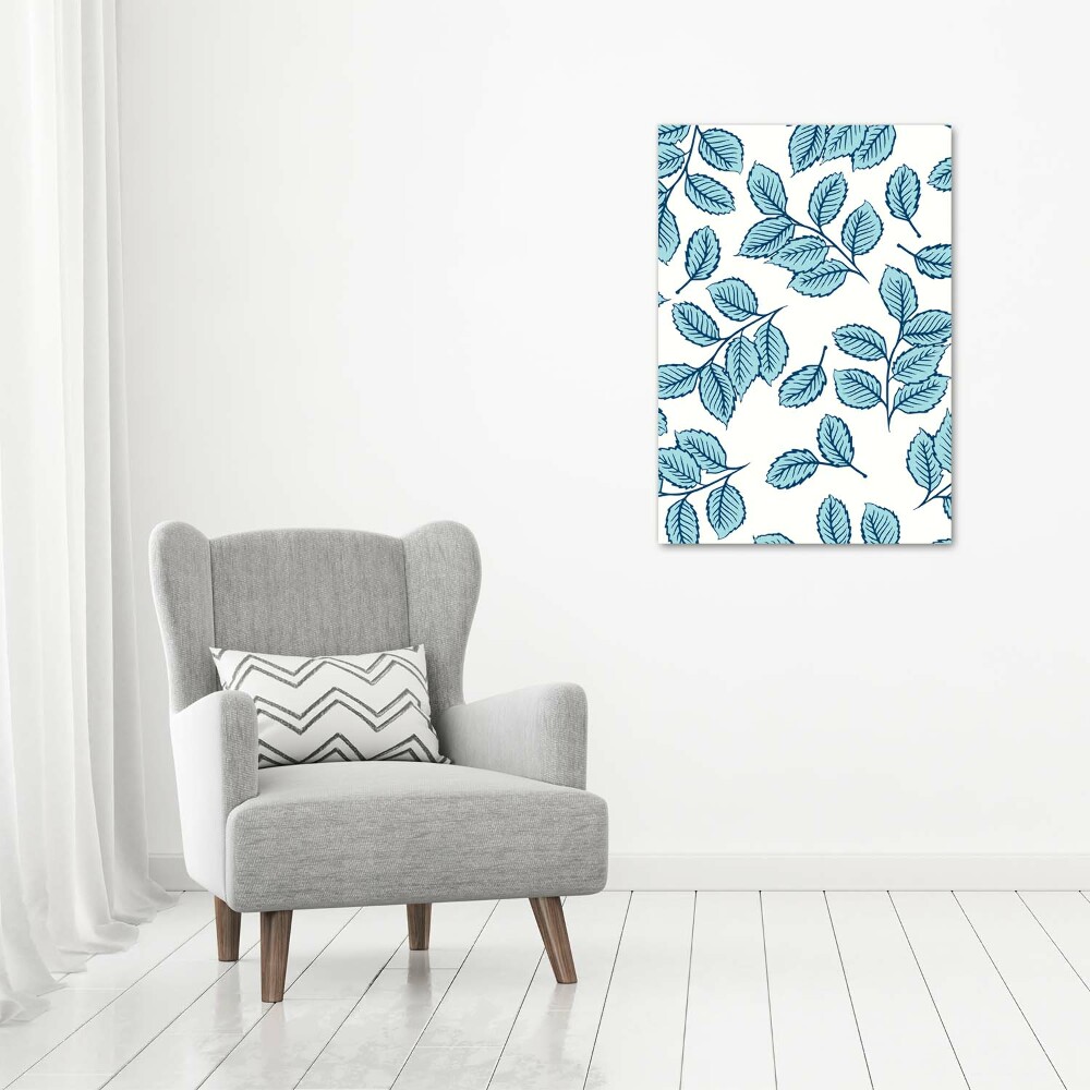 Picture canvas print Leaves