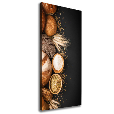 Wall art canvas large Bread