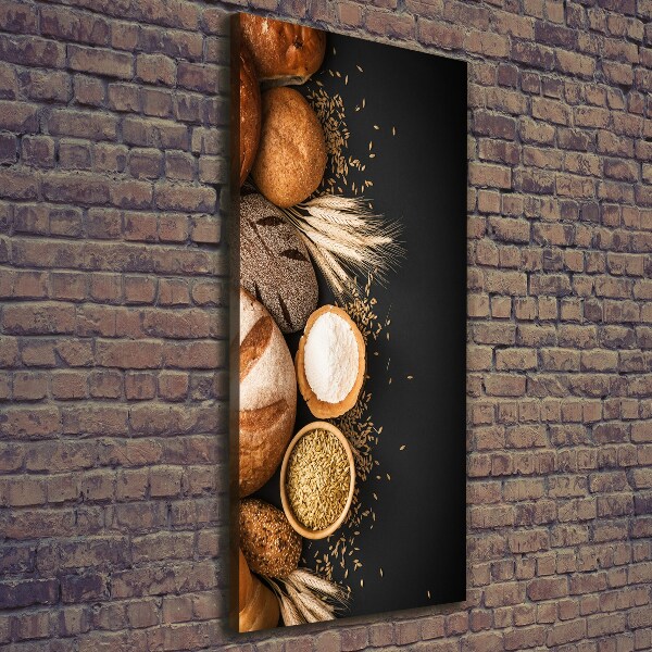 Wall art canvas large Bread