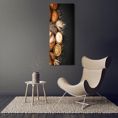 Wall art canvas large Bread