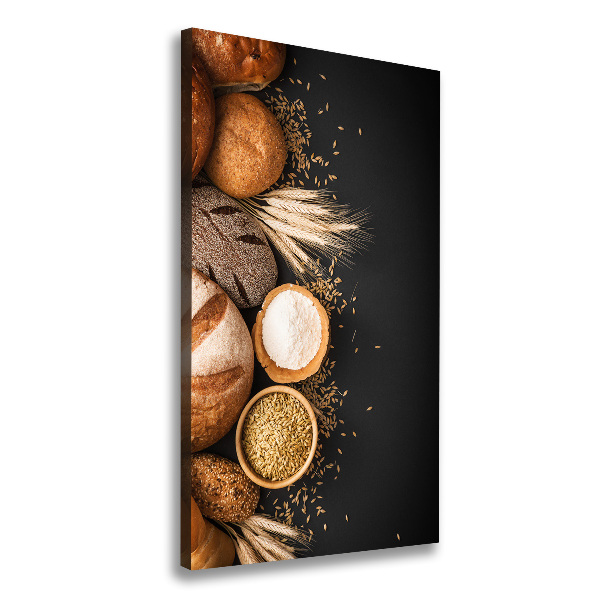 Wall art canvas large Bread