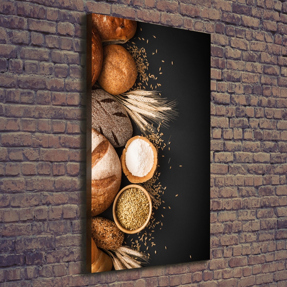 Wall art canvas large Bread