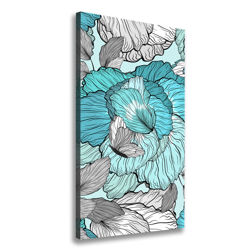 Picture canvas print Floral pattern