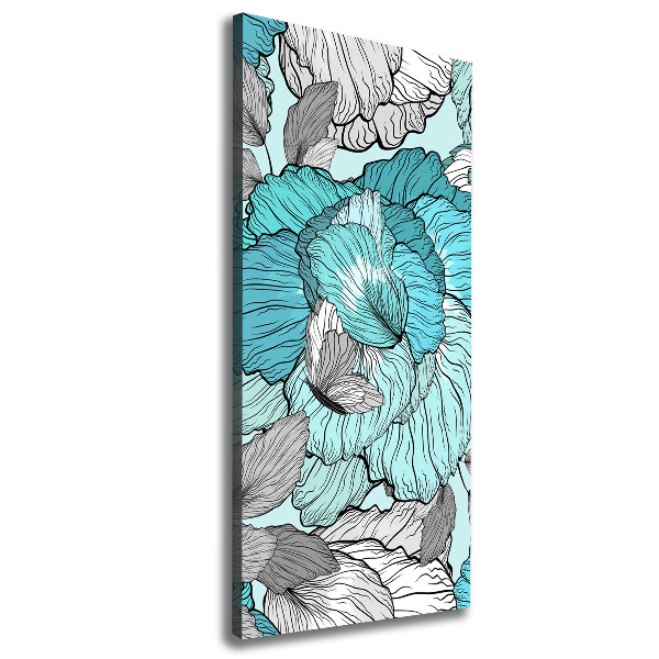 Picture canvas print Floral pattern