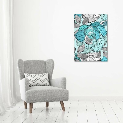 Picture canvas print Floral pattern