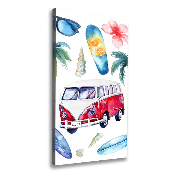 Wall art canvas large Surfer set