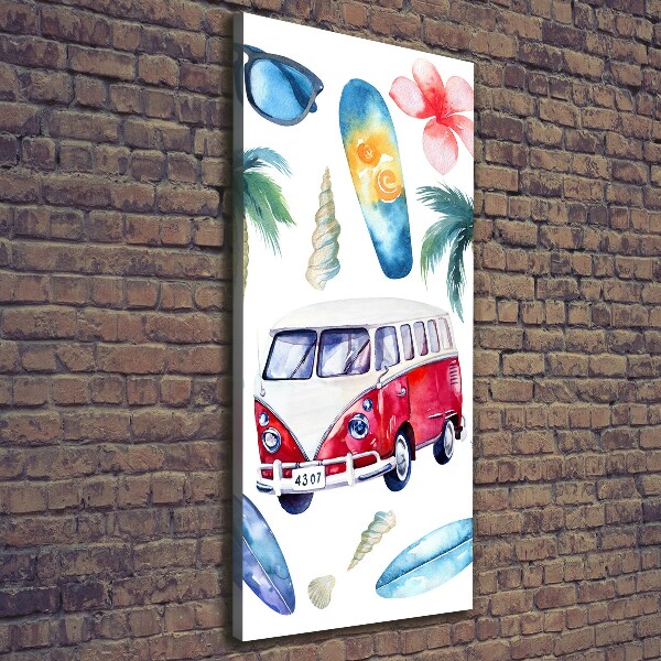 Wall art canvas large Surfer set