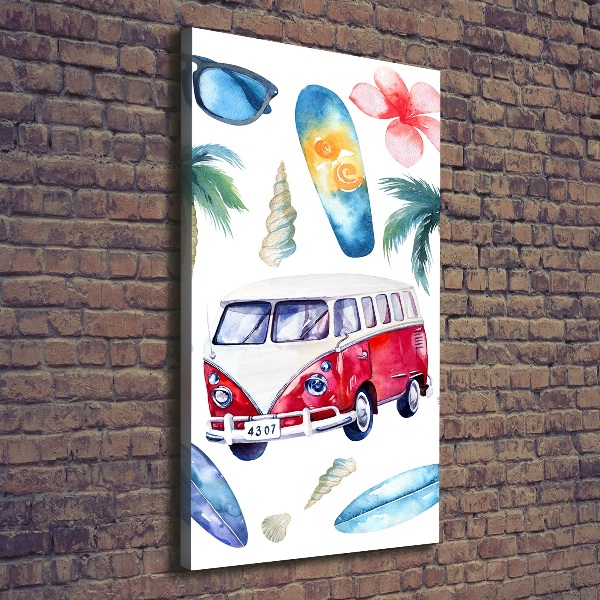 Wall art canvas large Surfer set