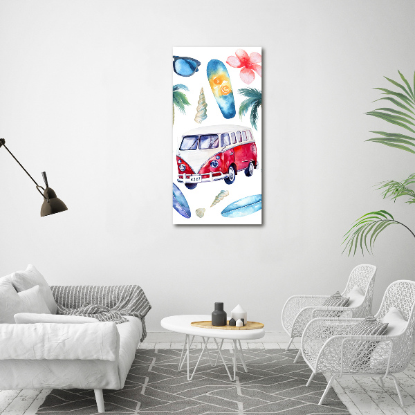 Wall art canvas large Surfer set