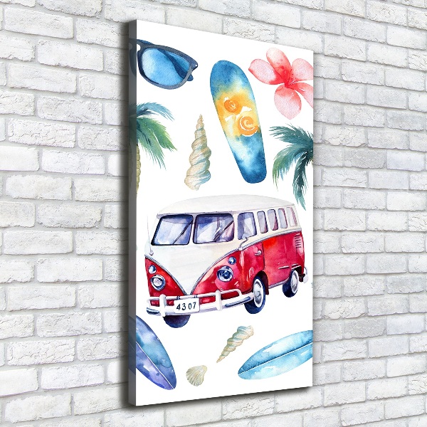 Wall art canvas large Surfer set