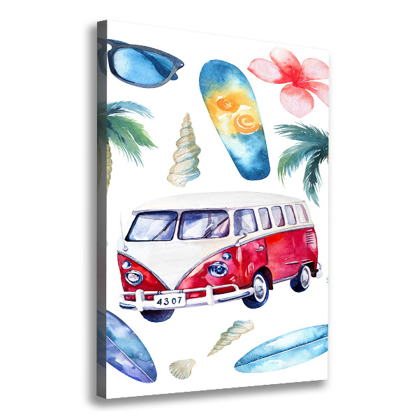 Wall art canvas large Surfer set