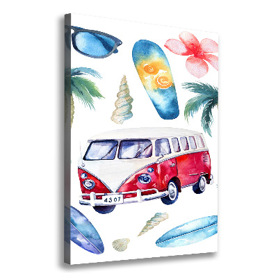 Wall art canvas large Surfer set