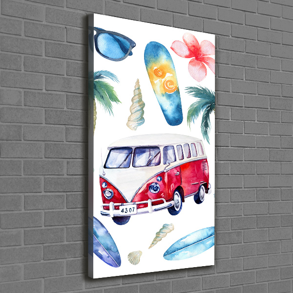 Wall art canvas large Surfer set