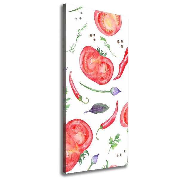 Wall art canvas large Vegetables