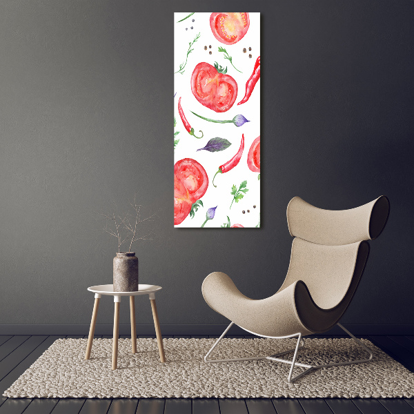 Wall art canvas large Vegetables