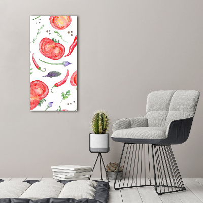 Wall art canvas large Vegetables