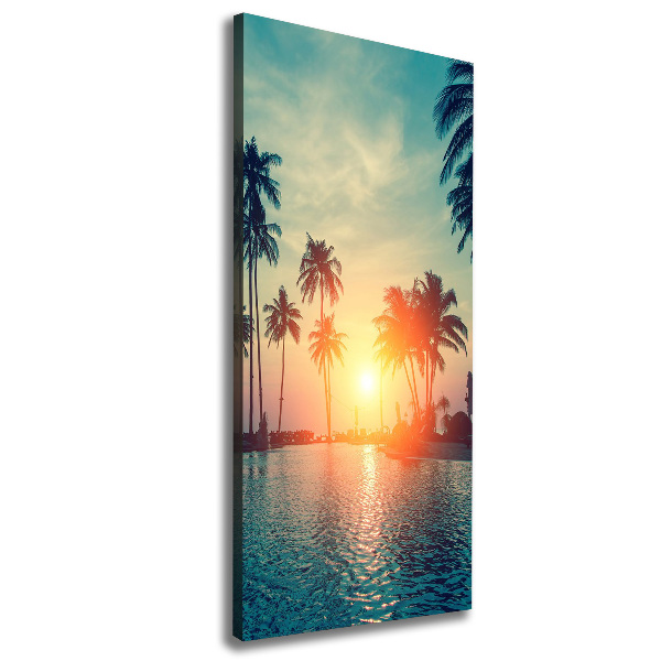 Large canvas wall art Tropical beach