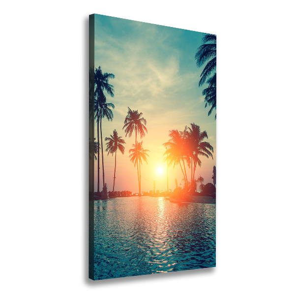 Large canvas wall art Tropical beach