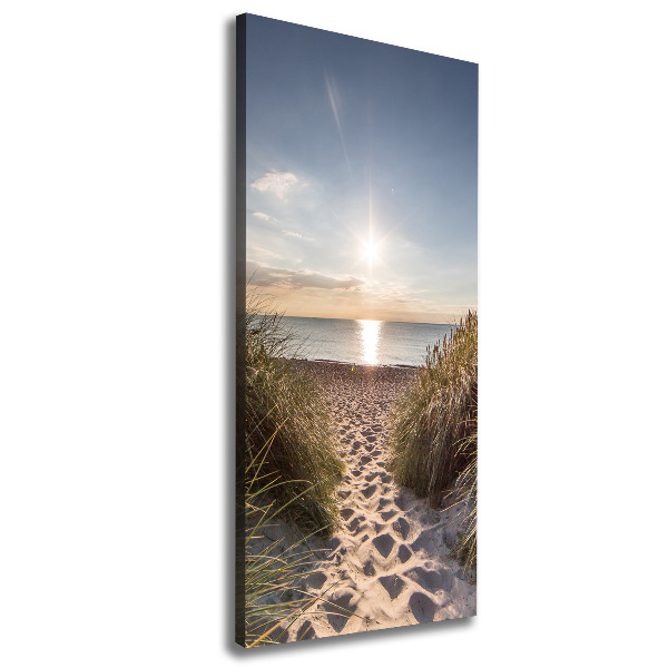 Wall art canvas large Coastal dunes